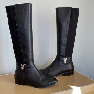 8.5 black Michael Kors boots